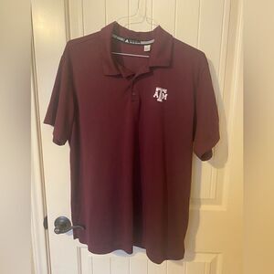 Men’s Adidas Maroon A&M Polo Shirt - Size XXL